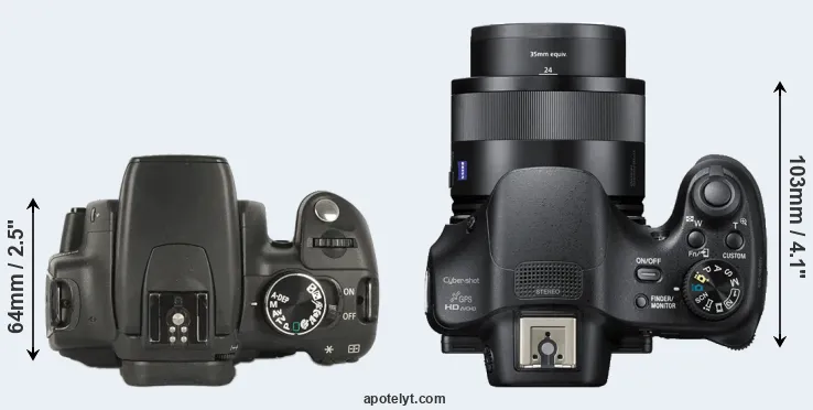 Compare XT versus HX400V top