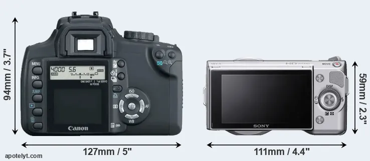 Comparison XT or NEX-5 rear