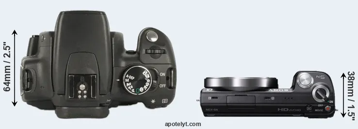 Compare XT versus NEX-5N top