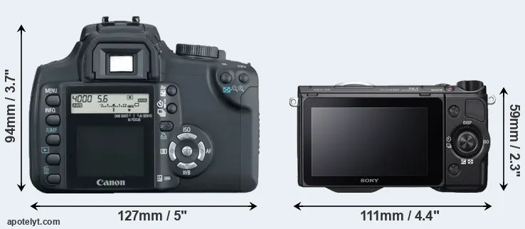 Comparison XT or NEX-5R rear