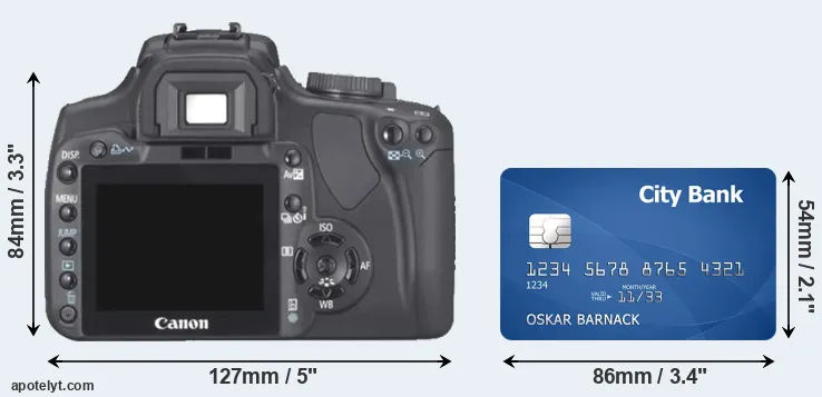 XTi and credit card rear side