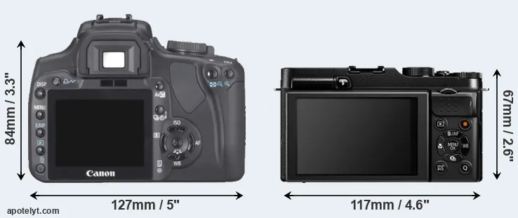 Comparison XTi or X-A1 rear