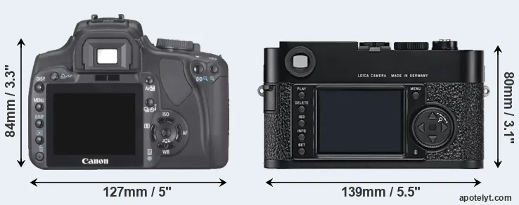 Comparison XTi or M9 rear