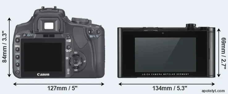 Comparison XTi or TL2 rear