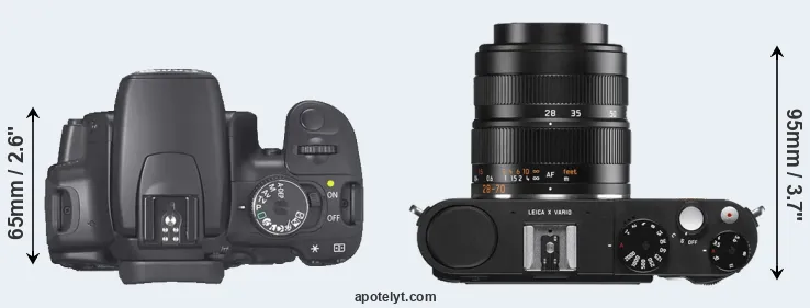 Compare XTi versus X Vario top