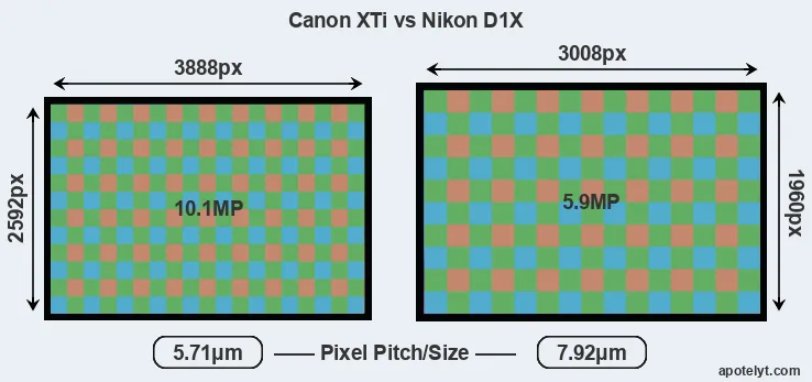 XTi versus D1X MP