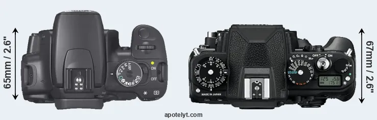 Compare XTi versus Df top