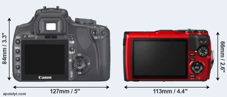 Comparison XTi or TG-5 rear