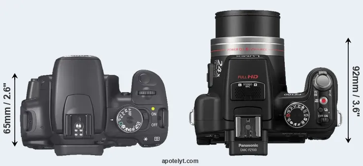 Compare XTi versus FZ100 top