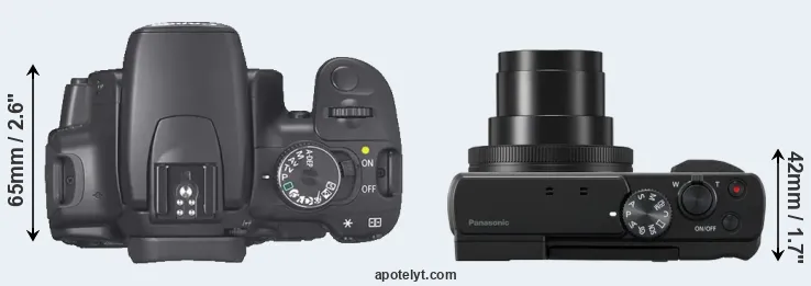 Compare XTi versus ZS80 top