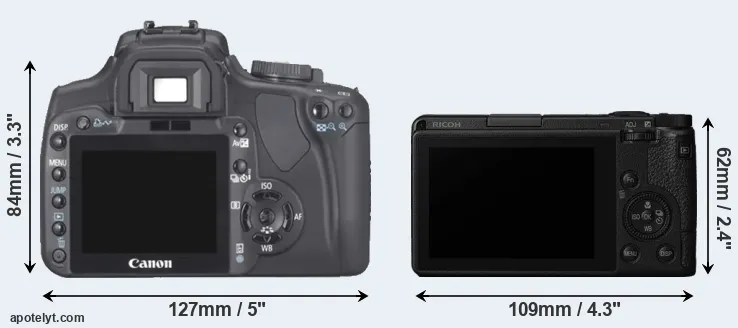 Comparison XTi or GR III rear