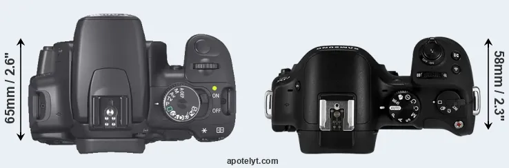 Compare XTi versus NX30 top