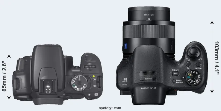 Compare XTi versus HX350 top