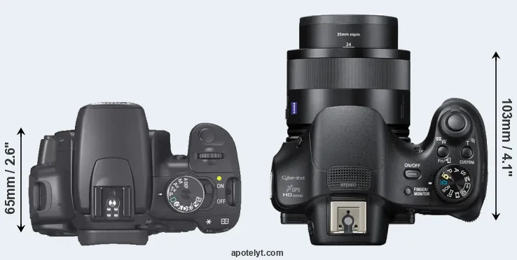 Compare XTi versus HX400V top