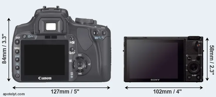 Comparison XTi or RX100 III rear