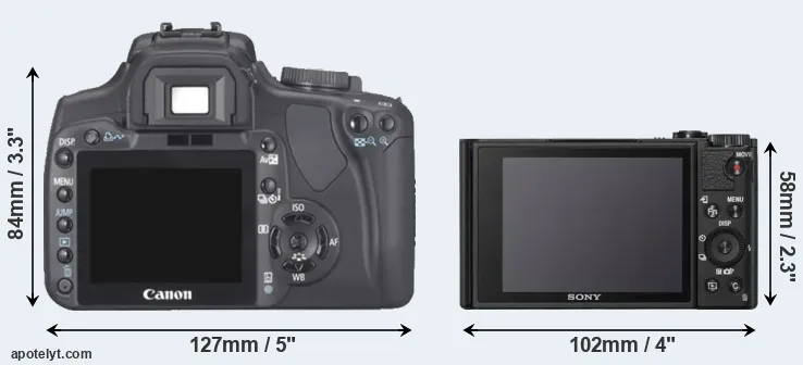 Comparison XTi or WX800 rear