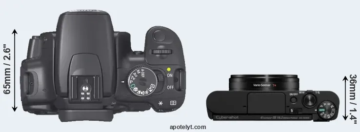 Compare XTi versus WX800 top