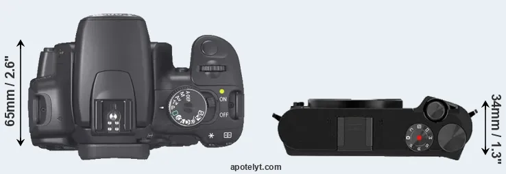 Compare XTi versus M1 top