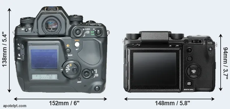 Comparison N Digital or GFX 50S rear