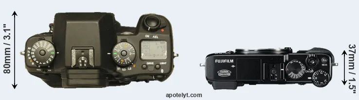 Compare N Digital versus X-E2 top