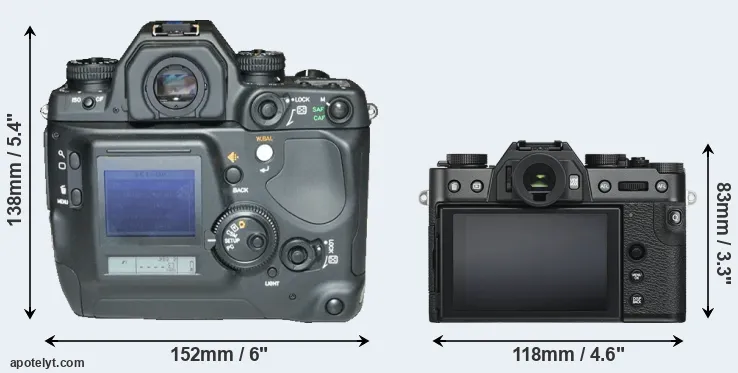 Comparison N Digital or X-T30 rear