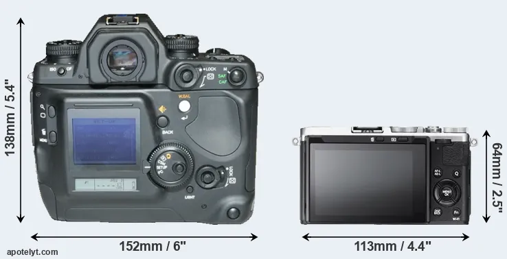Comparison N Digital or X70 rear
