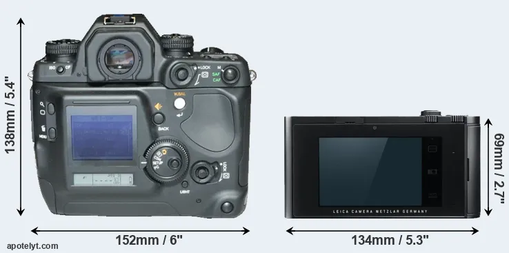 Comparison N Digital or T Typ 701 rear