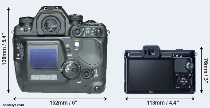 Comparison N Digital or V1 rear