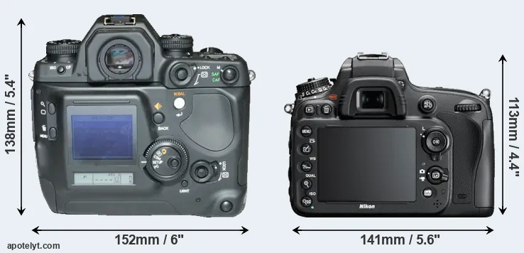 Comparison N Digital or D610 rear