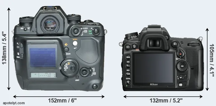 Comparison N Digital or D7000 rear