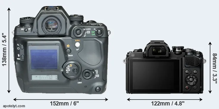 Comparison N Digital or E-M10 III rear