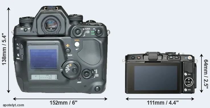 Comparison N Digital or E-PL5 rear