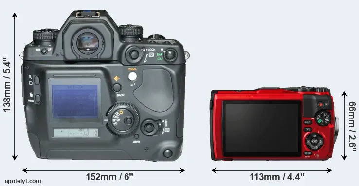 Comparison N Digital or TG-5 rear
