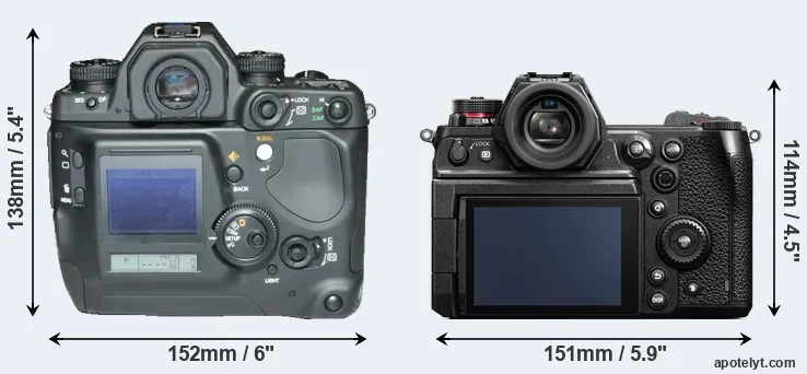Comparison N Digital or S1H rear