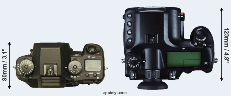 Compare N Digital versus 645Z top