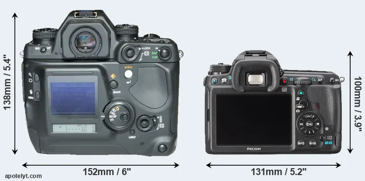 Comparison N Digital or K-3 rear