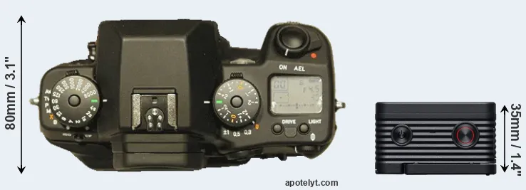 Compare N Digital versus RX0 II top