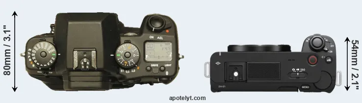 Compare N Digital versus ZV-E1 top
