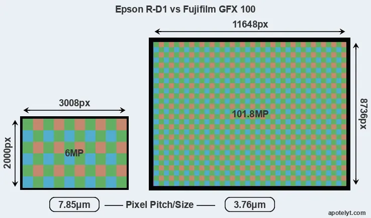 R-D1 versus GFX 100 MP