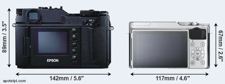 Comparison R-D1 or X-A10 rear