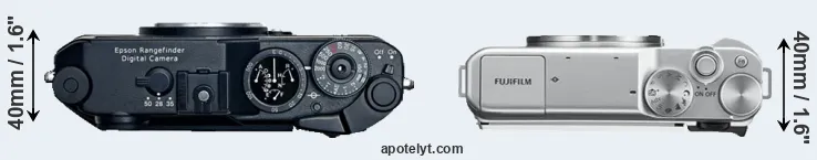 Compare R-D1 versus X-A10 top