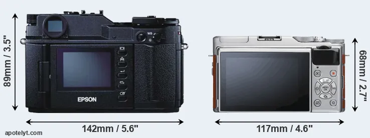 Comparison R-D1 or X-A5 rear