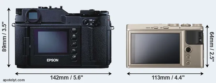 Comparison R-D1 or XF10 rear