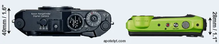 Compare R-D1 versus XP120 top