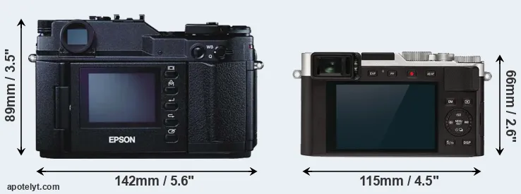 Comparison R-D1 or D-LUX 7 rear