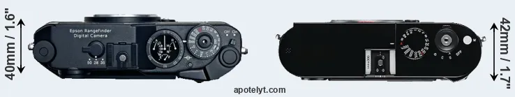 Compare R-D1 versus M Typ 240 top