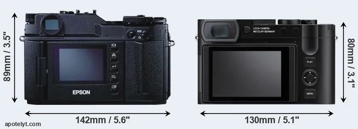 Comparison R-D1 or Q3 rear