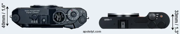 Compare R-D1 versus T Typ 701 top