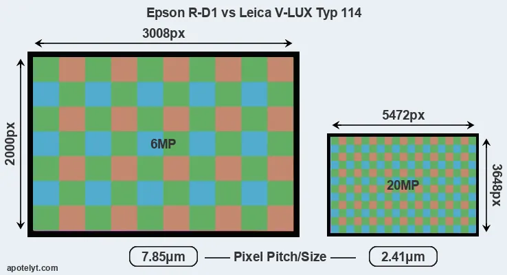 R-D1 versus V-LUX Typ 114 MP