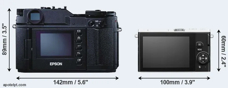 Comparison R-D1 or J4 rear